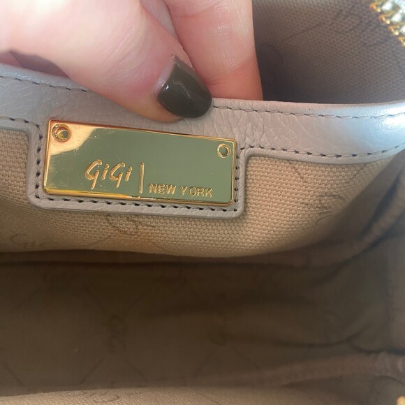 Gigi New York Madison Python Embossed Leather Crossbody Bag - Picture 4 of 5